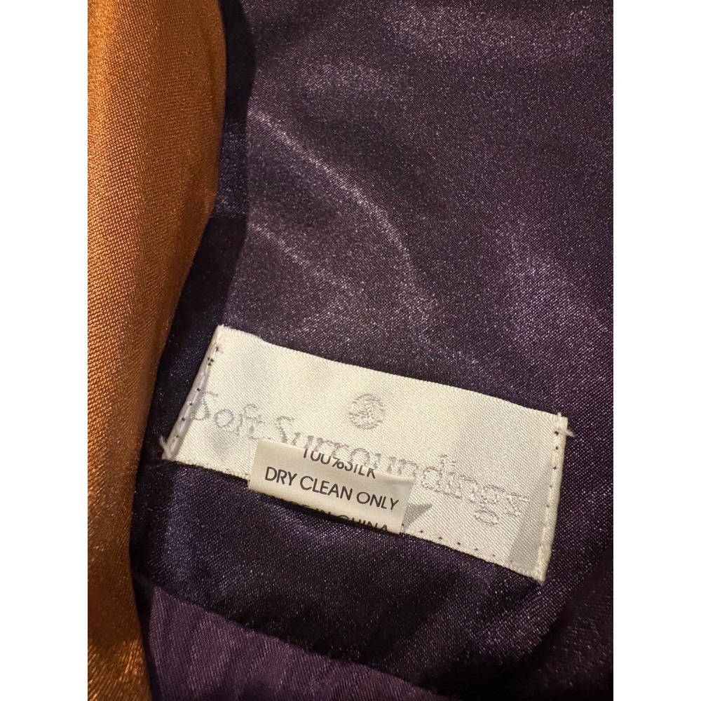 Soft Surroundings 100% Silk Asian Embroidered Frog Closure Jacket‎ Womens S GUC - Picture 3 of 9